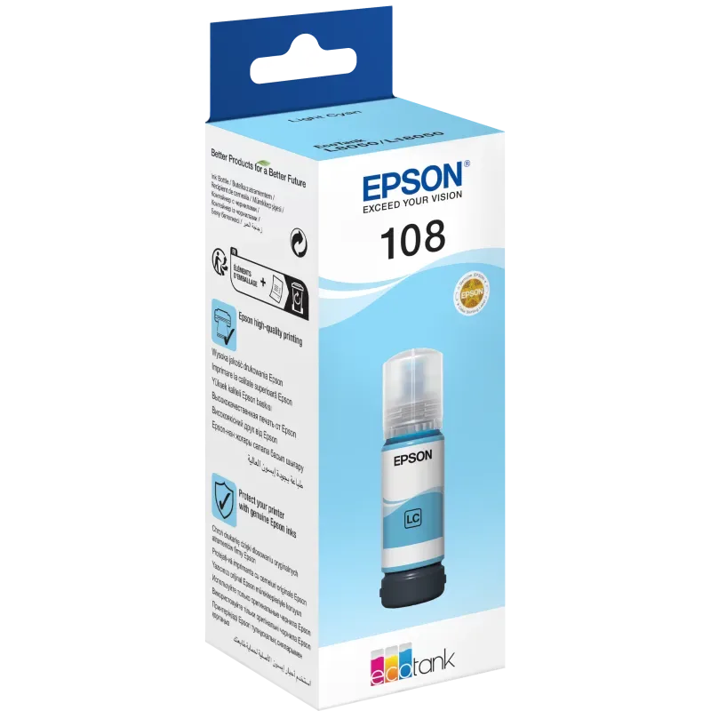 ENCRE EPSON 108 LIGHT CYAN ORIGINAL