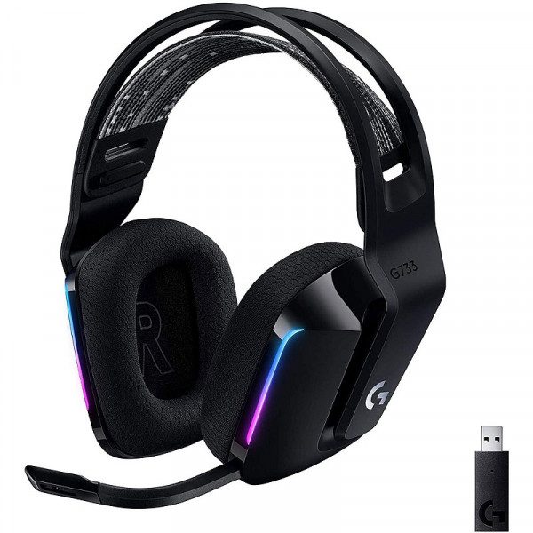 LOGITECH G733 LIGHTSPEED Wireless RGB Gaming Headset - BLACK